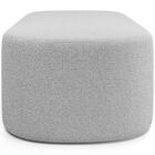 Cabeceira Cama Box Casal 140cm Lanna Com Puff Recamier Doha W