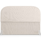 Cabeceira Cama Box Casal 140cm Lanna Com Puff Recamier Doha W