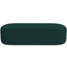 Cabeceira Cama Box Casal 140cm Lanna Com Puff Recamier Doha W