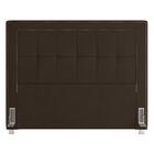 Cabeceira Cama Box Casal 140cm Paolla P02 Veludo Marrom
