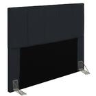 Cabeceira Cama Box Casal 140cm Pérola D10 Corano Preto