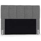 Cabeceira Cama Box Casal 140cm Pérola W01 Linho Cinza Escuro