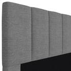 Cabeceira Cama Box Casal 140cm Pérola W01 Linho Cinza Escuro