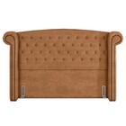 Cabeceira Cama Box Casal 140cm Provença Z37 Sintético Caramel