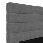 Cabeceira Cama Box Casal 140cm Rubi W01 Linho Cinza Escuro -