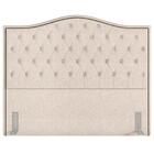 Cabeceira Cama Box Casal 140cm Siena Z37 Linho Cru - Mpozenato