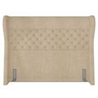 Cabeceira Cama Box Casal 140cm Trinidad Z37 Boucle Bege - Mpo