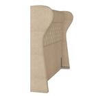 Cabeceira Cama Box Casal 140cm Trinidad Z37 Boucle Bege - Mpo