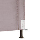 Cabeceira Cama Box Casal 140cm Viviane Veludo Quarto - Estopa