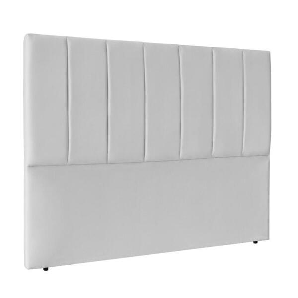 Cabeceira Cama Box Casal 160 Cm Isis - Branco Corino