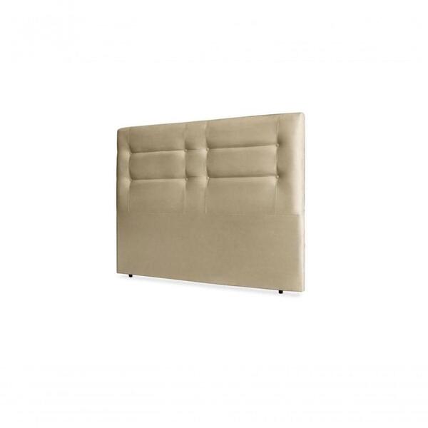 Cabeceira Cama Box Casal 160 Cm Iza - Bege Suede
