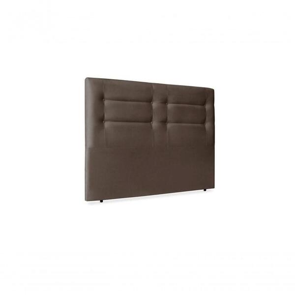 Cabeceira Cama Box Casal 160 Cm Iza - Marrom Suede