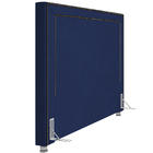 Cabeceira Cama Box Casal 160 Cm P05 Berlim Veludo Azul Marinh
