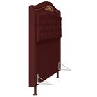 Cabeceira Cama Box Casal 160cm Suede Vinho