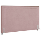 Cabeceira Cama Box Casal 195 Cm P05 Berlim Veludo Rosê - Lyam