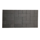 Cabeceira Cama Box Casal 27 Geométrico Alce Couch Veludo Cinz