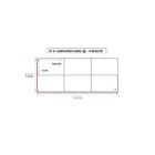 Cabeceira Cama Box Casal 6 Blocos Alce Couch Courvin Azul 140