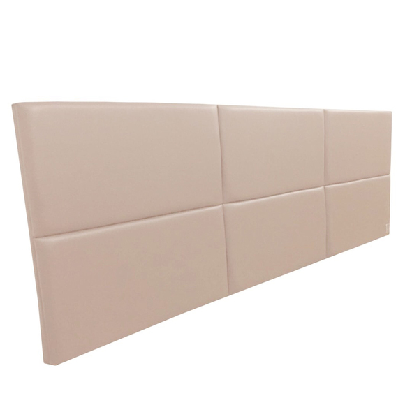 Cabeceira Cama Box Casal 6 Blocos Alce Couch Courvin Bege Ros