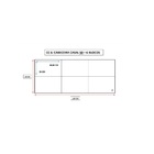 Cabeceira Cama Box Casal 6 Blocos Alce Couch Linho Bege Cru 1