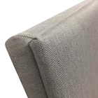 Cabeceira Cama Box Casal 6 Blocos Alce Couch Linho Cinza Geng