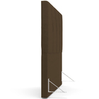 Cabeceira Cama Box Casal  King 195 Cm Aurora W01 Suede Marrom