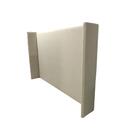 Cabeceira Cama Box Casal Aba Lateral Alce Couch Linho Bege Cr