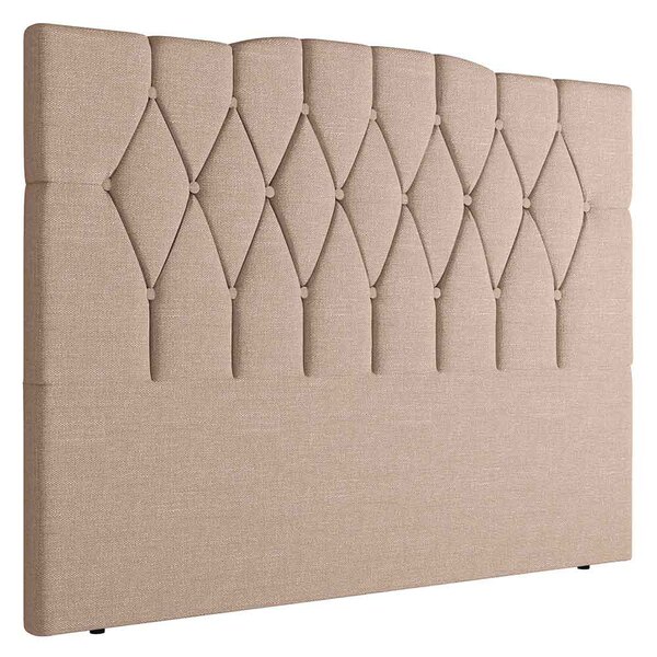 Cabeceira Cama Box Casal Andressa 140cm Linho Bege - Desk Des