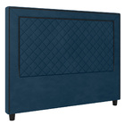 Cabeceira Cama Box Casal Arez 140cm Veludo Azul - Desk Design