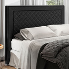 Cabeceira Cama Box Casal Ariza 140cm Sintético Preto - Desk D