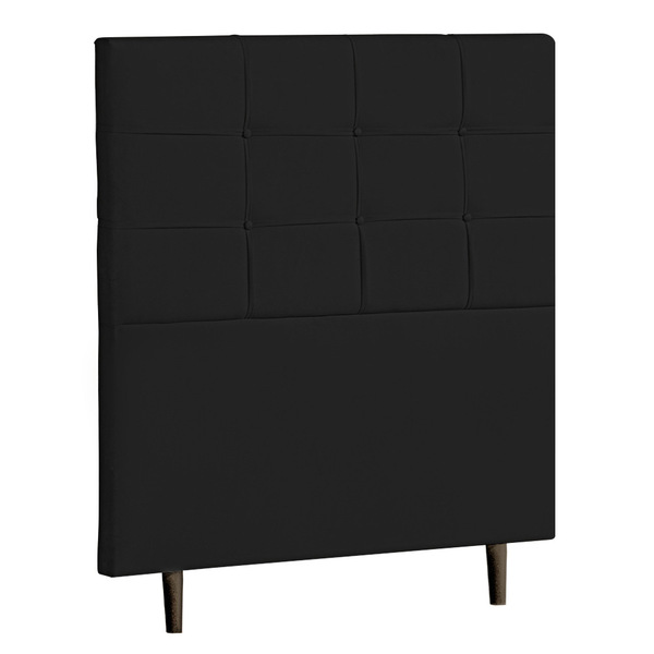 Cabeceira Cama Box Casal Bari 140cm Corano Preto - Desk Design