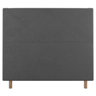 Cabeceira Cama Box Casal Cairo 140cm Linho Cinza - Desk Design