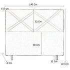 Cabeceira Cama Box Casal Caribe 140cm Veludo Marrom