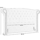 Cabeceira Cama Box Casal Com Tachas 140 Cm Sofia P05 Veludo R