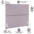 Cabeceira Cama Box Casal Com Tachas 140 Cm Vicenza L02 Bouclê