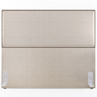 Cabeceira Cama Box Casal Com Tachas 140 Cm Vicenza L02 Linho