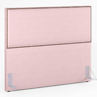 Cabeceira Cama Box Casal Com Tachas 140 Cm Vicenza L02 Suede