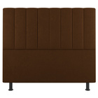 Cabeceira Cama Box Casal Cora 140cm Suede Terracota - Desk De