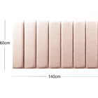 Cabeceira Cama Box Casal Courissimo Rosa Kit Com 7 Placas