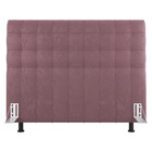 Cabeceira Cama Box Casal Dahlia 140cm Com Frame Veludo Rosê -