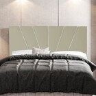 Cabeceira Cama Box Casal Dallas 140cm Corano Bege - Desk Desi