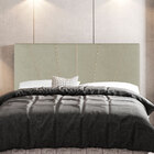 Cabeceira Cama Box Casal Dallas 140cm Linho Bege - Desk Design