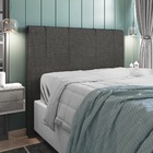 Cabeceira Cama Box Casal Doha 140cm Linho Cinza - Desk Design