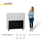 Cabeceira Cama Box Casal Donna 140cm Corano Branco - Desk Des