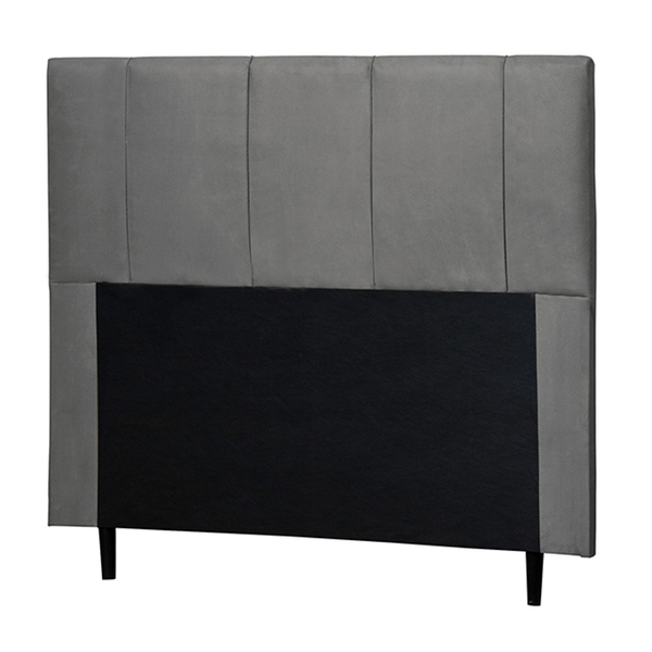 Cabeceira Cama Box Casal Donna 140cm Suede Cinza - Desk Design