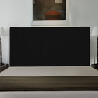 Cabeceira Cama Box Casal Donna 140cm Suede Preto - Desk Design