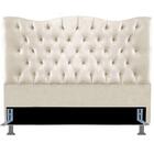 Cabeceira Cama Box Casal Estofada Luna Tamanho:160cm