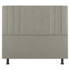 Cabeceira Cama Box Casal Grace 140cm Sintético Bege - Desk De