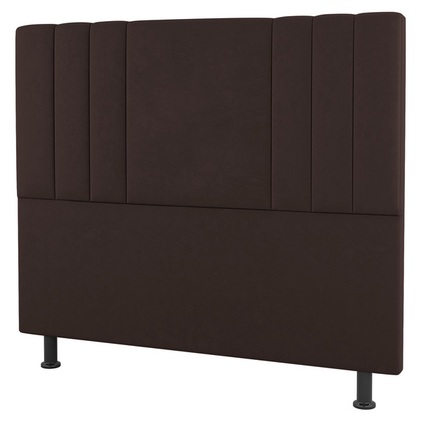 Cabeceira Cama Box Casal Grace 140cm Sintético Marrom - Desk