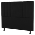 Cabeceira Cama Box Casal Grace 140cm Sintético Preto - Desk D
