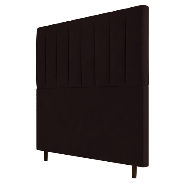 Cabeceira Cama Box Casal Itália 140cm Corano Marrom - Desk De